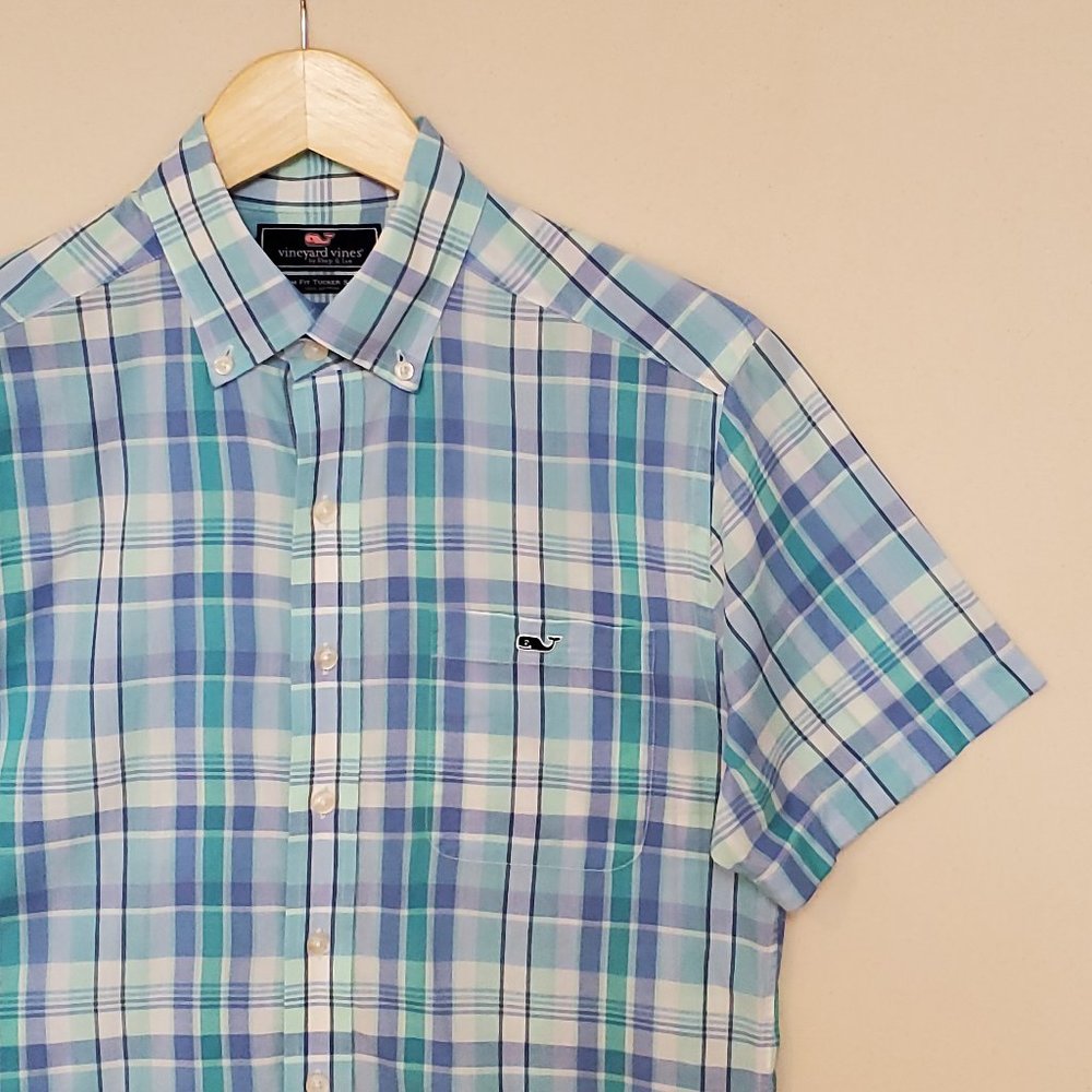 Vineyard Vines Short Sleeve Slim Fit Tucker Shirt S